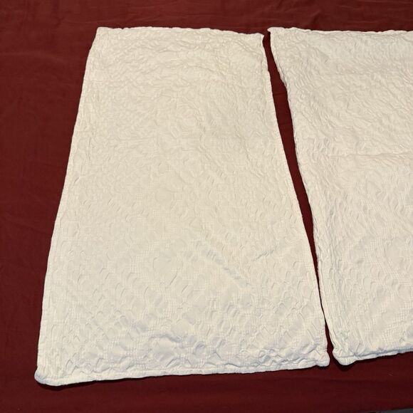 Lucky Brand Home White Duvet Set 2 Shams Taos Mateless King Country Cottage - Picture 7 of 9